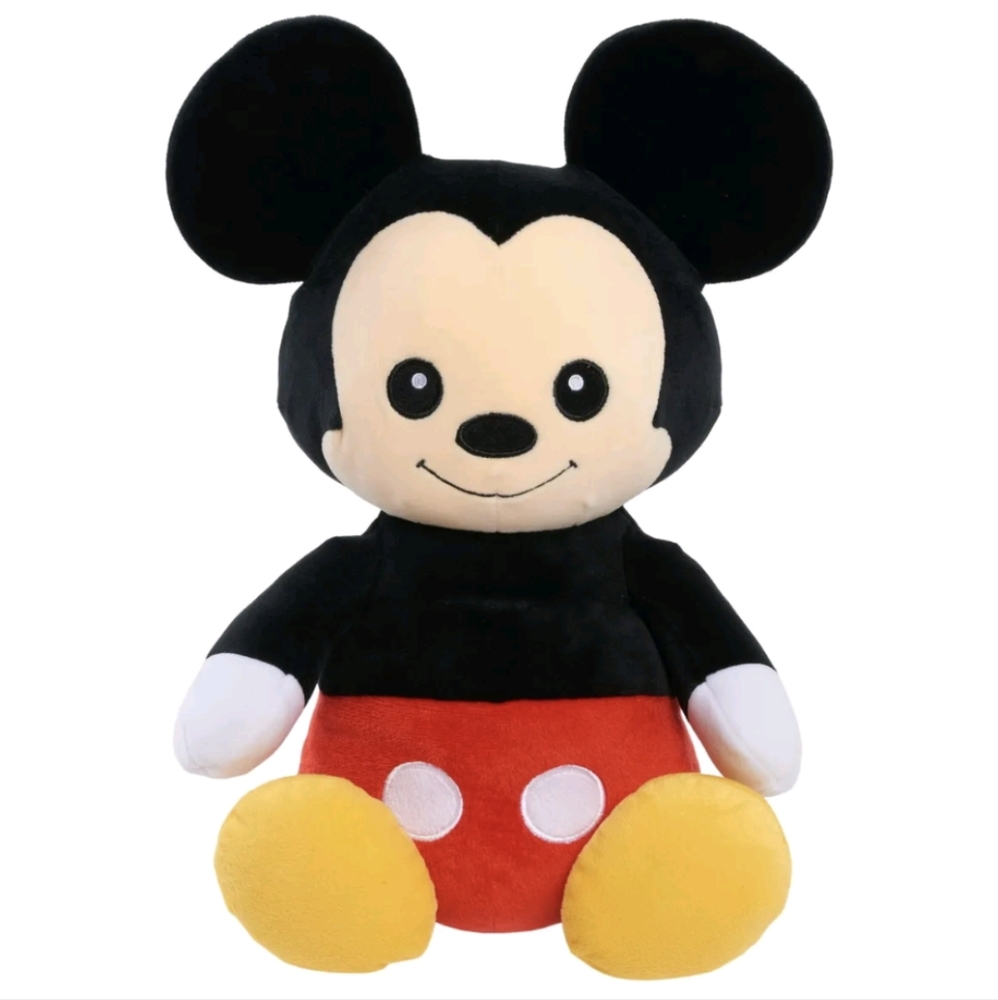 Disney Classics 14-Inch Mickey Mouse, Comfort Weighted Plush Animals for Kids